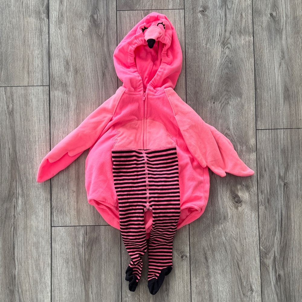 Carter's Pink Flamingo Kids Costume - Picture 2 of 5